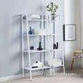 storage shelf iron bookshelf living room space saving